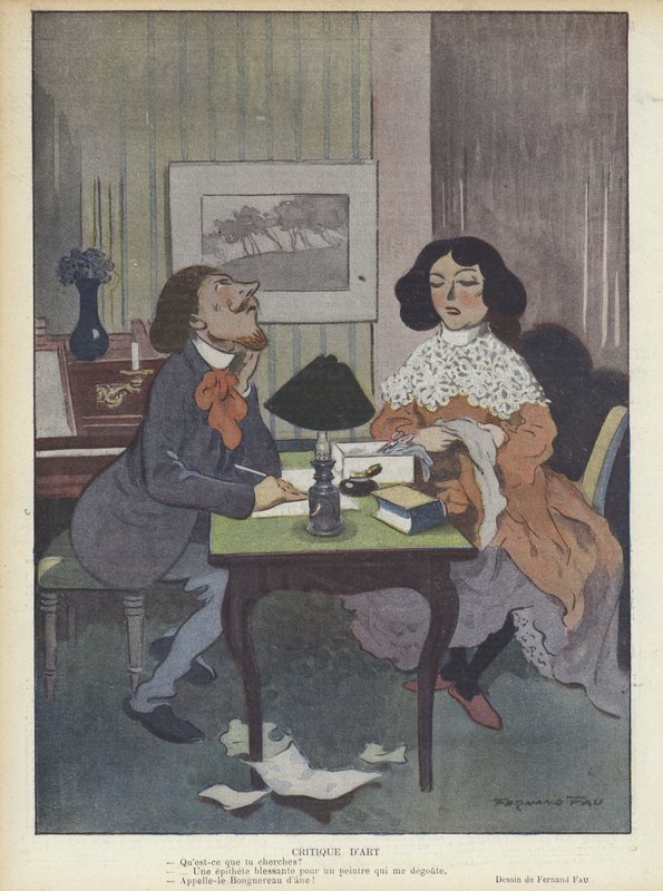 Illustration för Le Rire av Fernand Fau