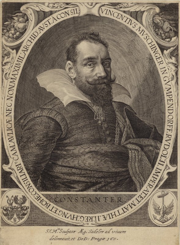 Porträtt av Vincent Mussinger av Gumpendorff av Flemish School