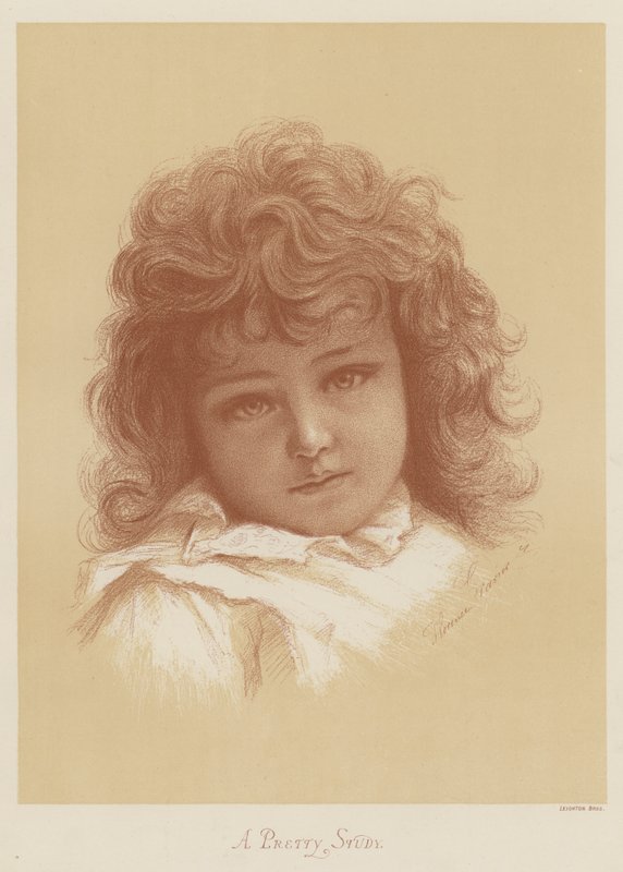 En snygg studie av Florence Claxton