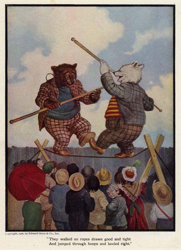 De gick på rep dragna bra och tätt och hoppade genom ringar och landade rätt av Floyd V. Campbell