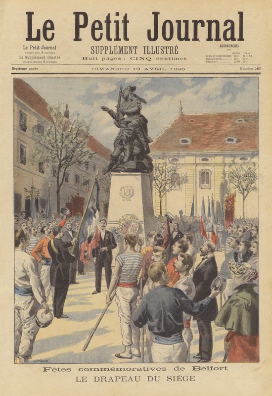Åminnelse av 25-årsdagen av belägringen av Belfort av Fortune Louis Meaulle