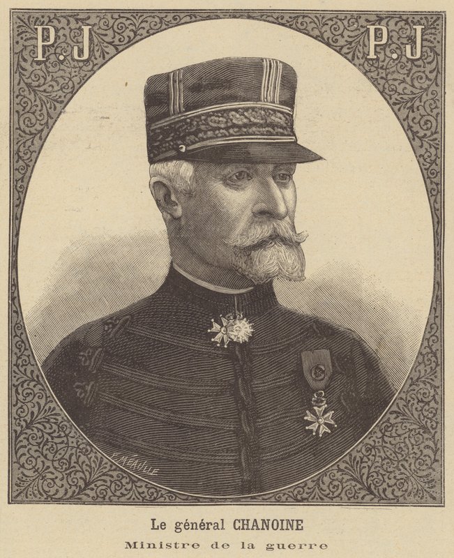 General Chanoine, Frankrikes krigsminister av Fortune Louis Meaulle