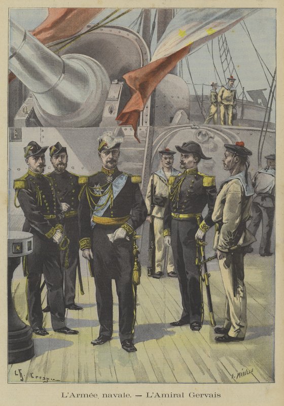 Raymond-Emile Gervais, fransk amiral av Fortune Louis Meaulle