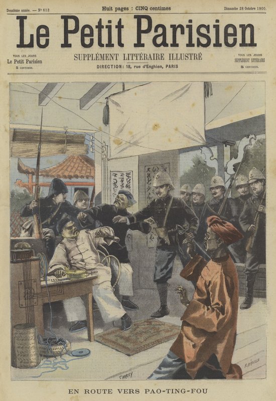 The Boxer Rebellion: på väg till Baoding, Kina av Fortune Louis Meaulle