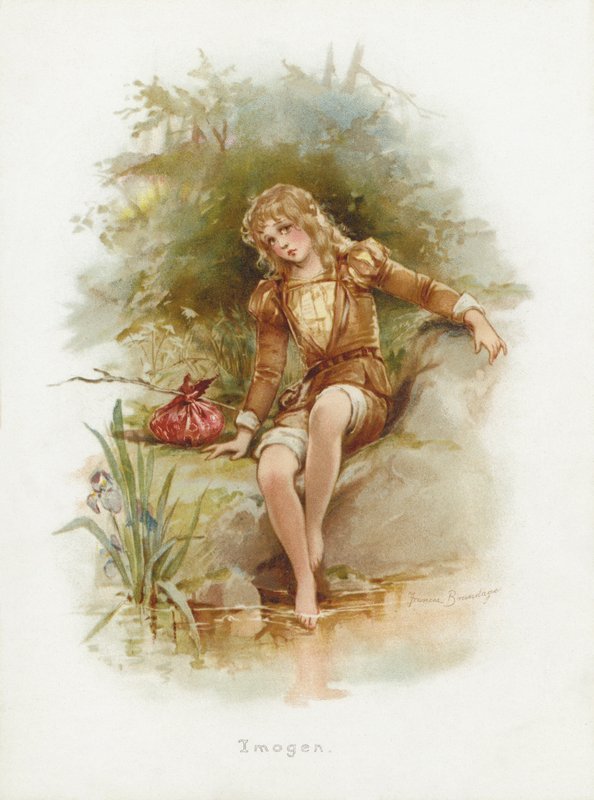 Imogen (chromolitho) av Frances Brundage