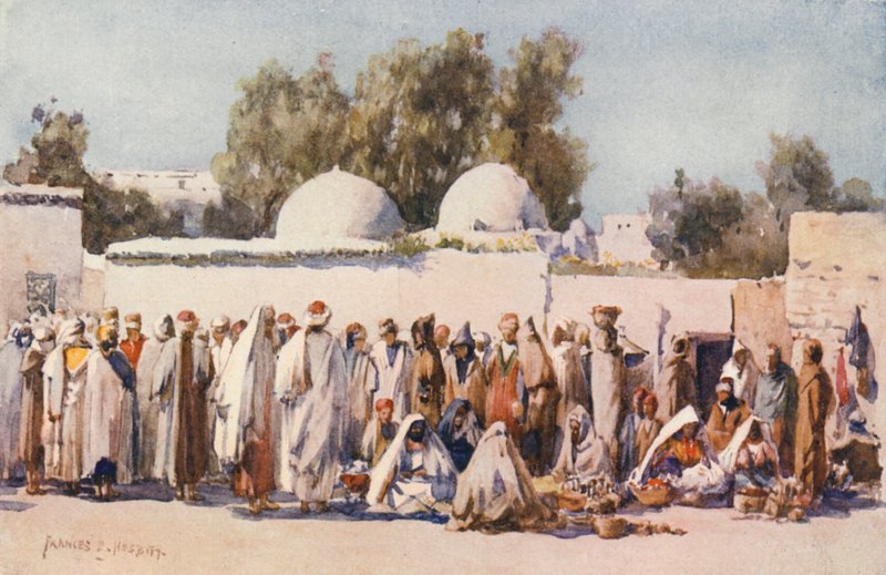 Rag Fair (färglitografi) av Frances Nesbitt