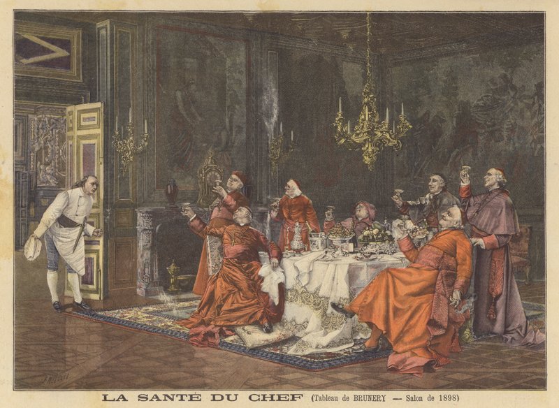 La sante du Chef (till kockens hälsa) av Francesco Brunery
