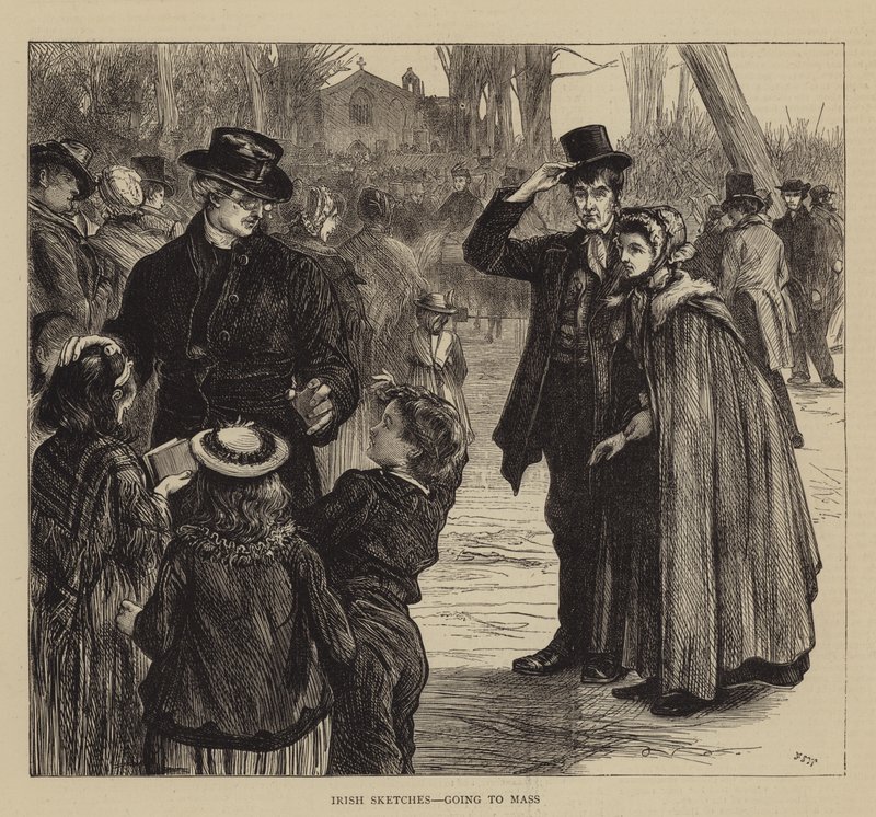 Irish Sketches, går till mässa av Francis S. Walker