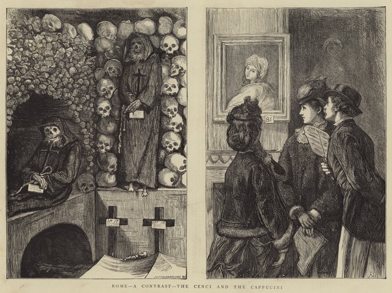 Rom, en kontrast, Cenci och Cappuccini av Francis S. Walker