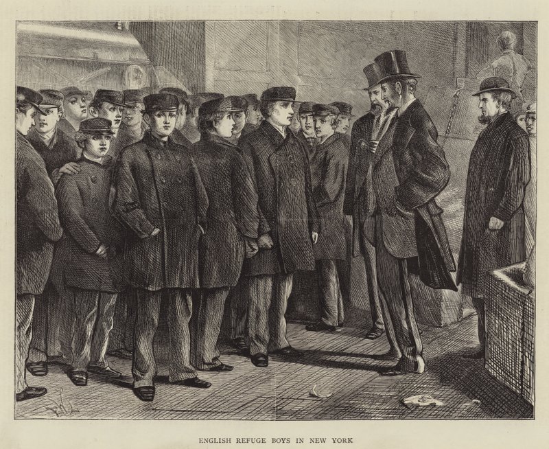 English Refuge Boys i New York av Francis Wilfred Lawson