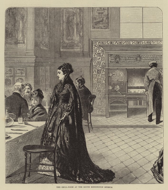 Grill-rummet på South Kensington Museum av Francis Wilfred Lawson