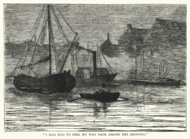 Illustration för stora förväntningar av Charles Dickens (gravyr) av Francis Arthur Fraser