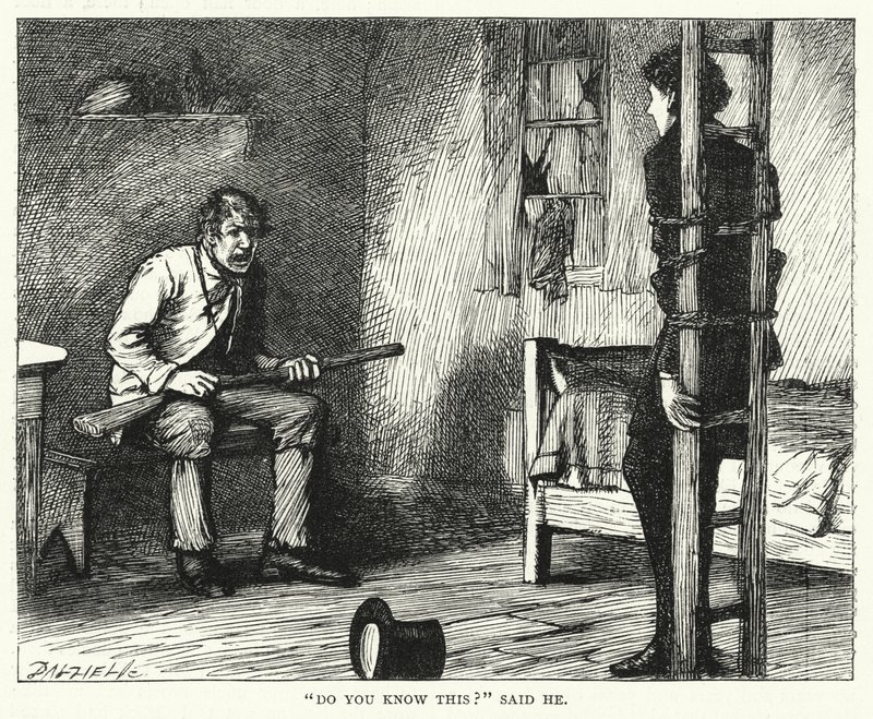 Illustration för stora förväntningar av Charles Dickens (gravyr) av Francis Arthur Fraser