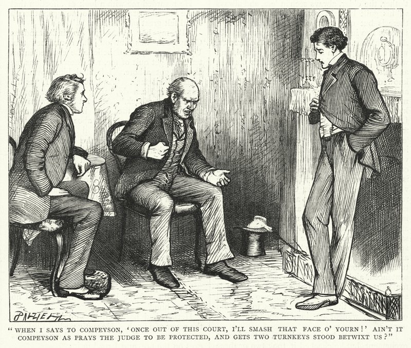 Illustration för stora förväntningar av Charles Dickens (gravyr) av Francis Arthur Fraser