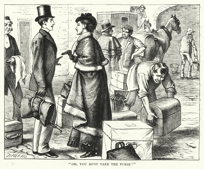 Illustration till Great Expectations av Charles Dickens (gravyr) av Francis Arthur Fraser