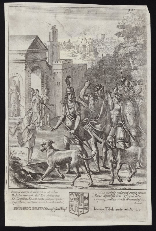 Evander och Aeneas på Palentium av Francis Cleyn