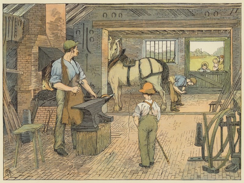 Smed (färglitografi) av Francis Donkin Bedford