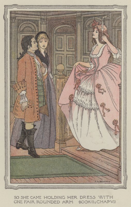 Illustration till The History of Henry Esmond (färglitografi) av Francis Donkin Bedford