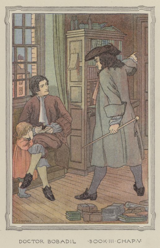 Illustration till The History of Henry Esmond (färglitografi) av Francis Donkin Bedford
