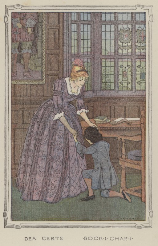 Illustration till The History of Henry Esmond (färglitografi) av Francis Donkin Bedford