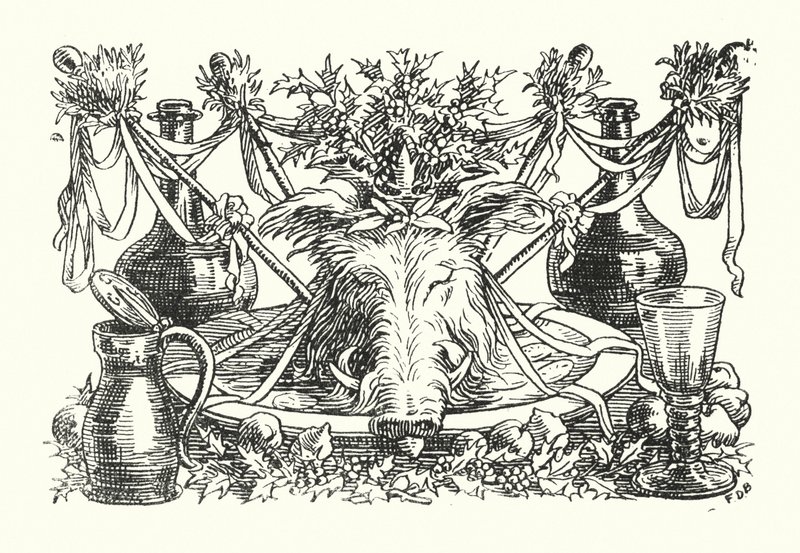 Merrie England: Herren av vanstyre (litografi) av Francis Donkin Bedford