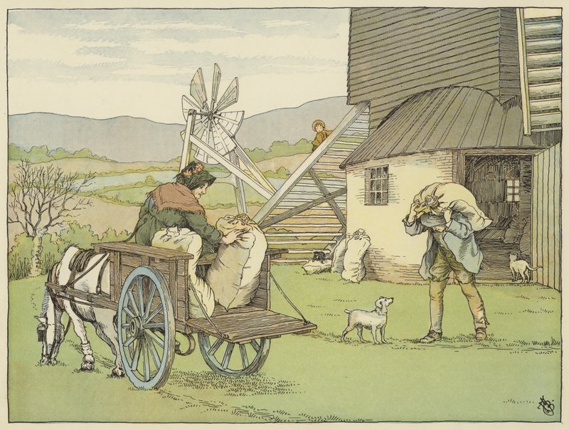 Miller (färglitografi) av Francis Donkin Bedford