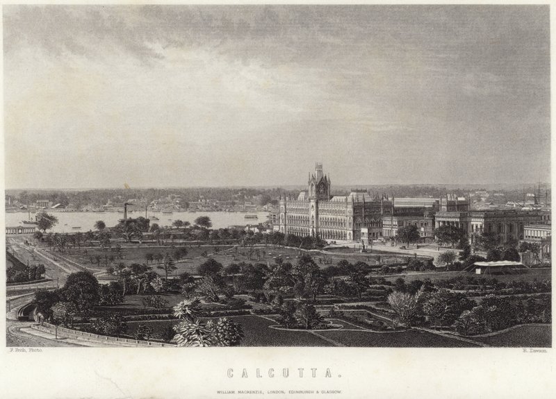Calcutta i Västbengalen av Francis Frith