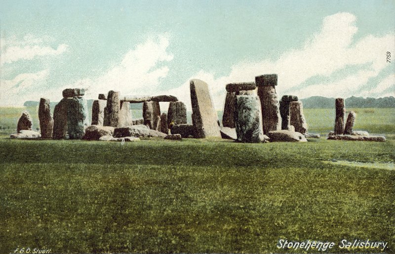 Stonehenge, Wiltshire (färgfoto) av Francis G. O. Stuart