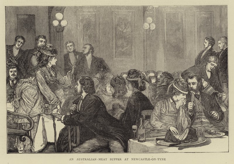En australisk-köttsupé på Newcastle-on-Tyne av Francis S. Walker
