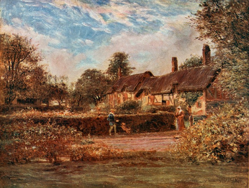 Anne Hathaways stuga, Stratford on Avon av Francis S. Walker