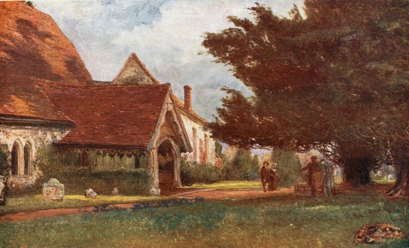 Stoke Poges kyrkogård av Francis S. Walker