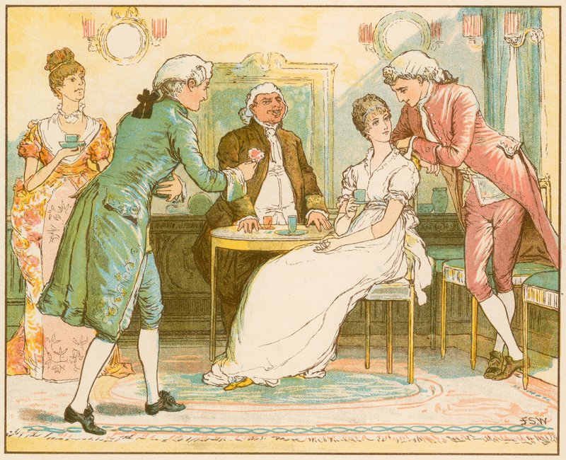 Den öde byn av Oliver Goldsmith av Francis S. Walker