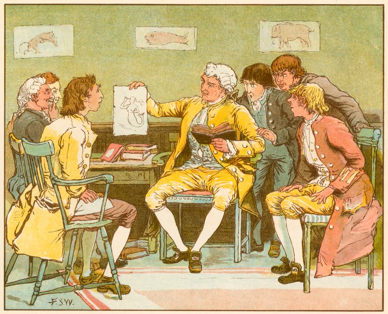 Den öde byn av Oliver Goldsmith av Francis S. Walker