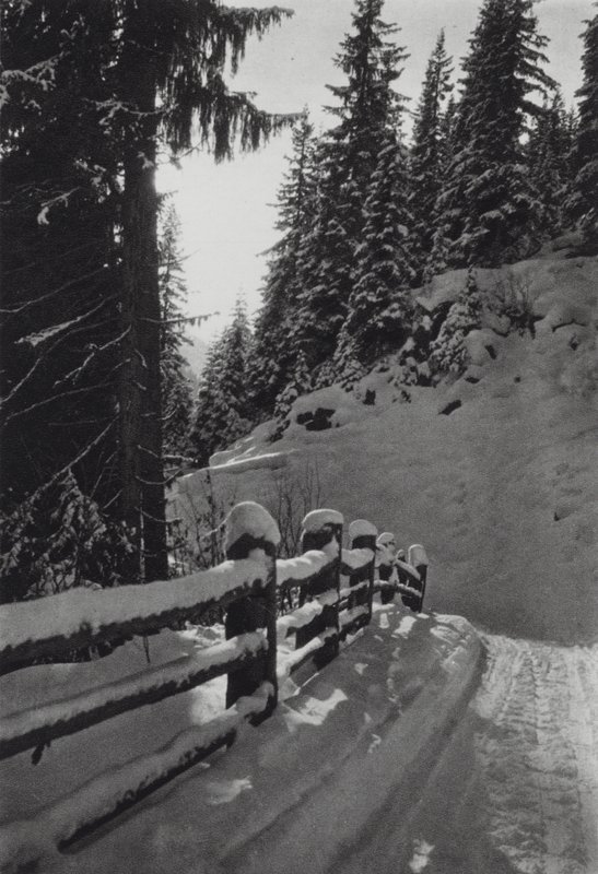 Alperna: Winter Morning, nära St Anton (s/v foto) av Francis Sydney Smythe
