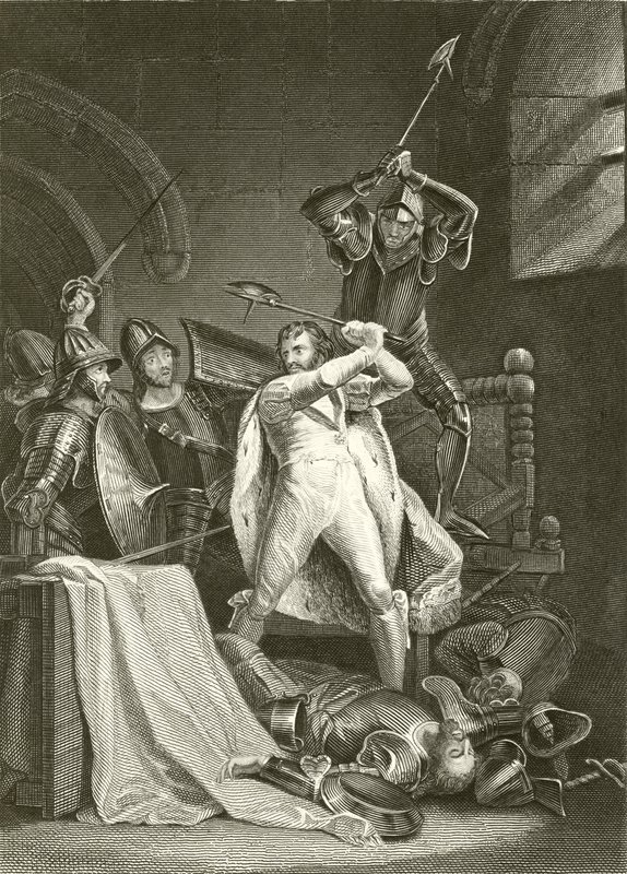 Richard II:s död av Francis Wheatley