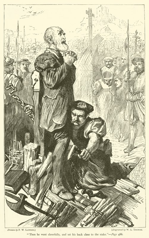 Sedan gick han glatt och satte ryggen nära pålen av Francis Wilfred Lawson