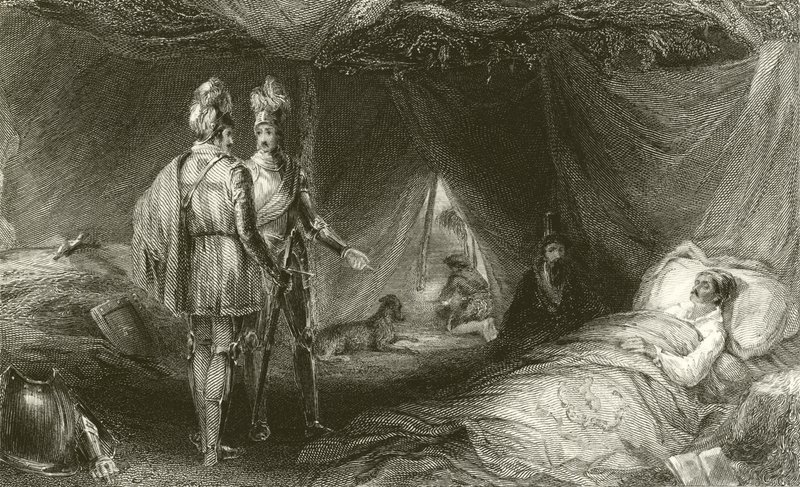 Rånarens dödsbädd av Francis William Topham