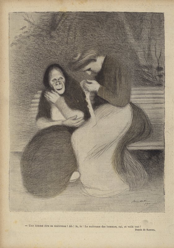 Illustration för Le Rire av Francisco Sancha y Lengo