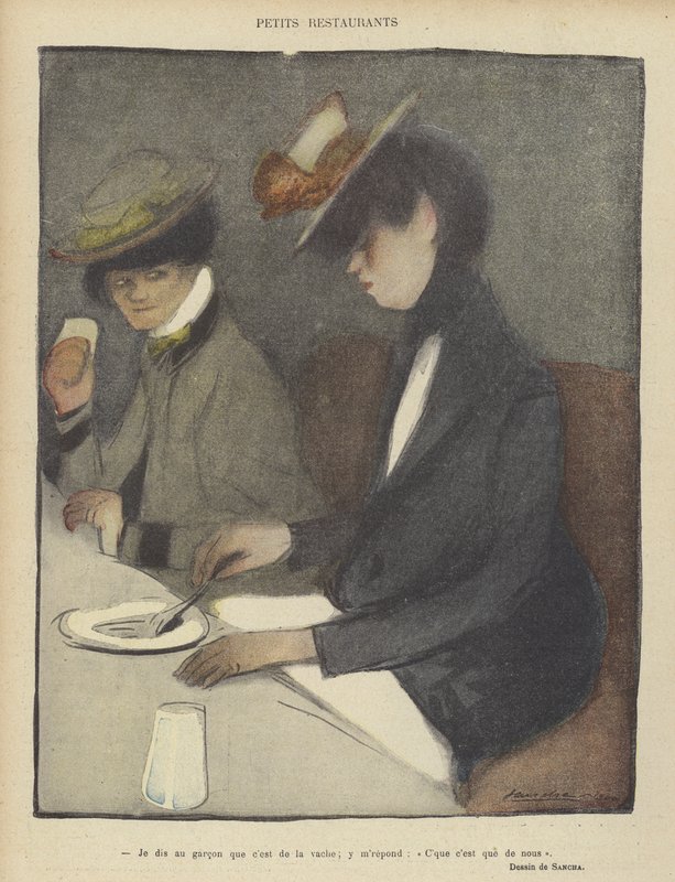 Illustration för Le Rire av Francisco Sancha y Lengo