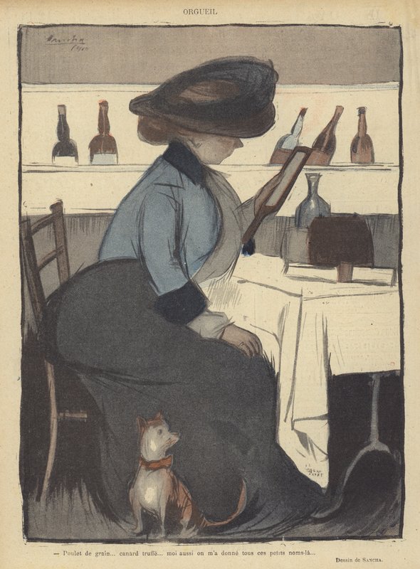 Illustration för Le Rire av Francisco Sancha y Lengo