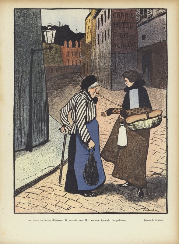 Illustration för Le Rire av Francisco Sancha y Lengo