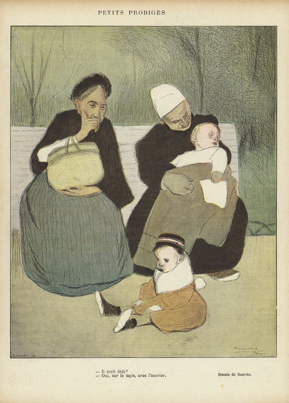 Illustration för Le Rire av Francisco Sancha y Lengo