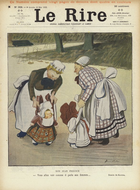Illustration för Le Rire av Francisco Sancha y Lengo