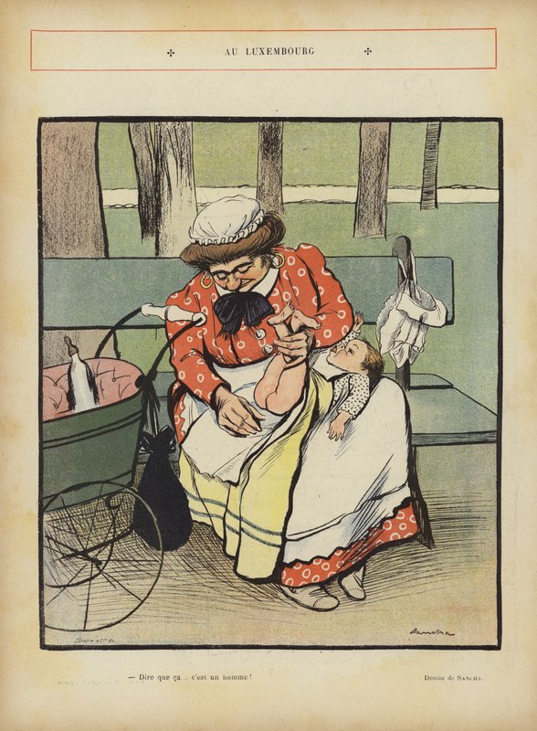 Illustration för Le Rire av Francisco Sancha y Lengo
