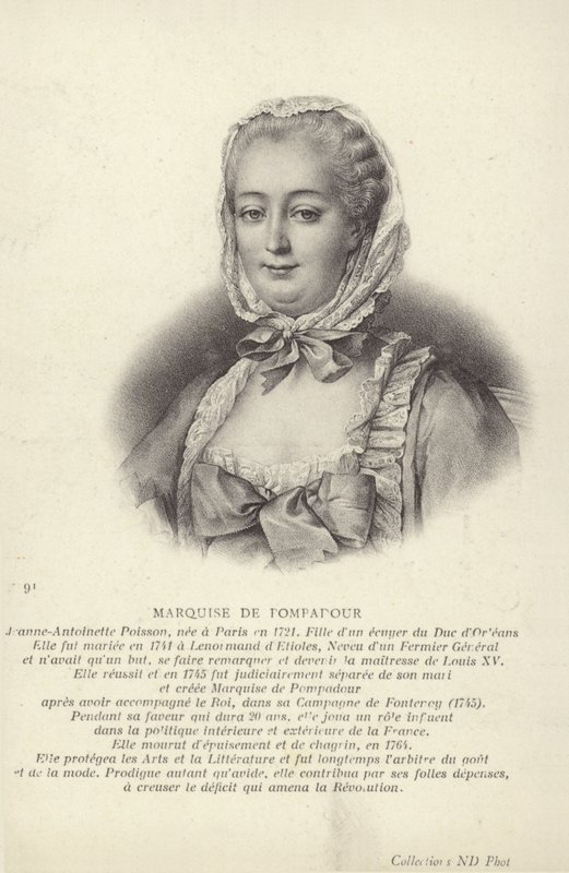 Pompadour Marquise av Francois Hubert Drouais