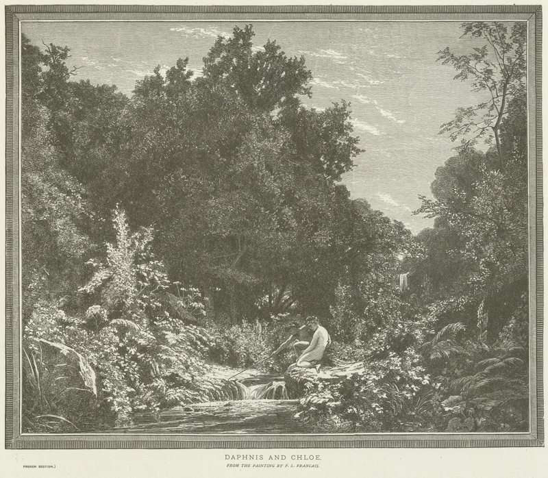Daphnis och Chloe av Francois Louis Francais
