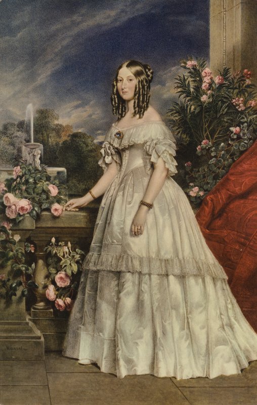 Portrait of the Duchess of Orleans  av Francois Meuret