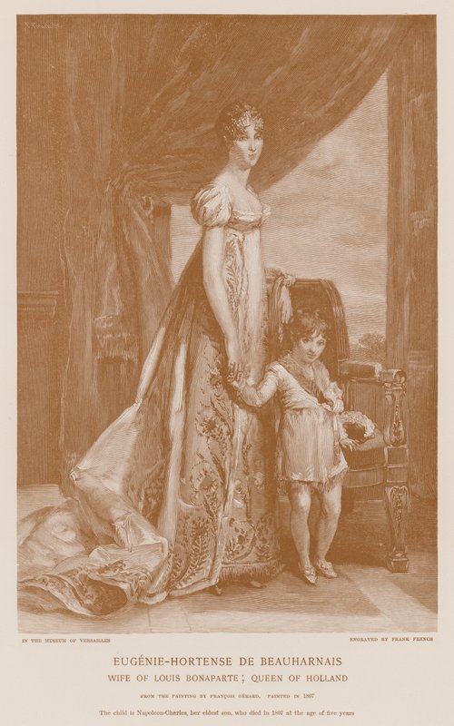 Eugene-Hortense de Beauharnais och Napoleon-Charles av Francois Pascal Simon Gerard