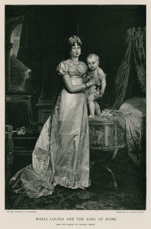Maria Louisa och kungen av Rom av Francois Pascal Simon Gerard
