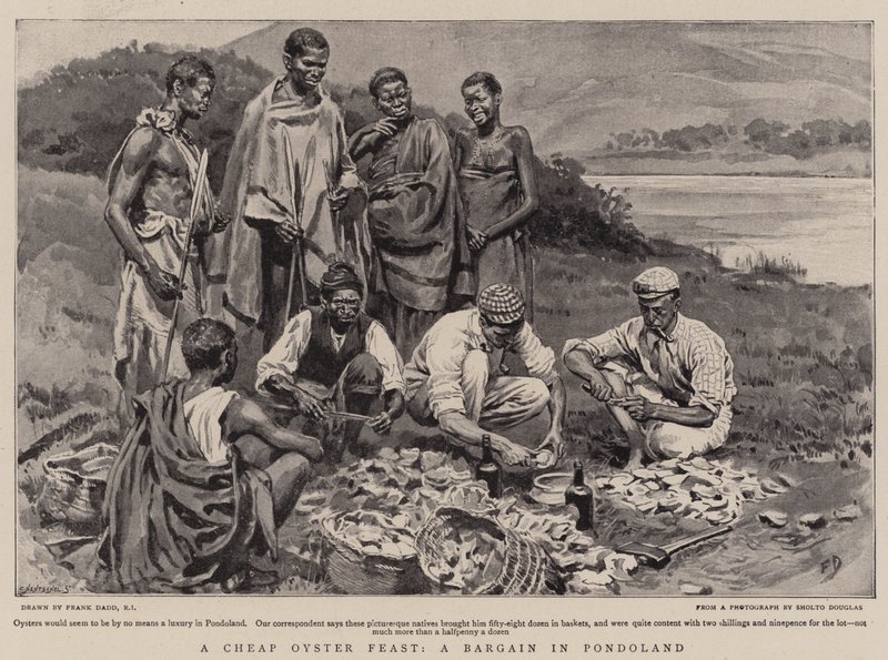 En billig ostronfest, ett fynd i Pondoland av Frank Dadd